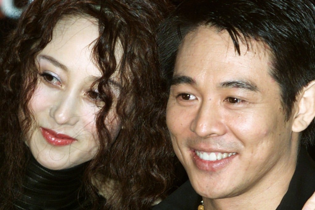 Jet Li and wife Nina Li Chi at the 2001 premiere of Kiss of the Dragon in Hong Kong. Photo: Reuters