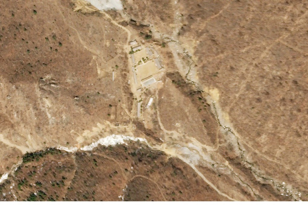 A satellite photo of the Punggye-ri nuclear test site in North Korea. Photo: Reuters