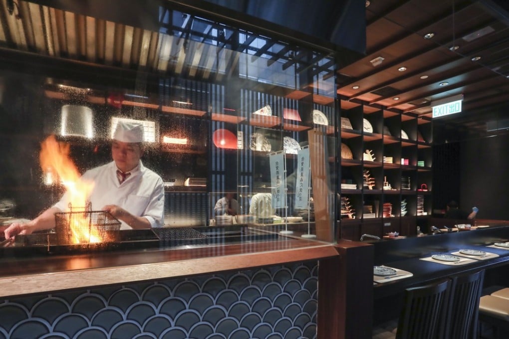 Inside the new Japanese restaurant Sara in Causeway Bay. Photo: Jonathan Wong