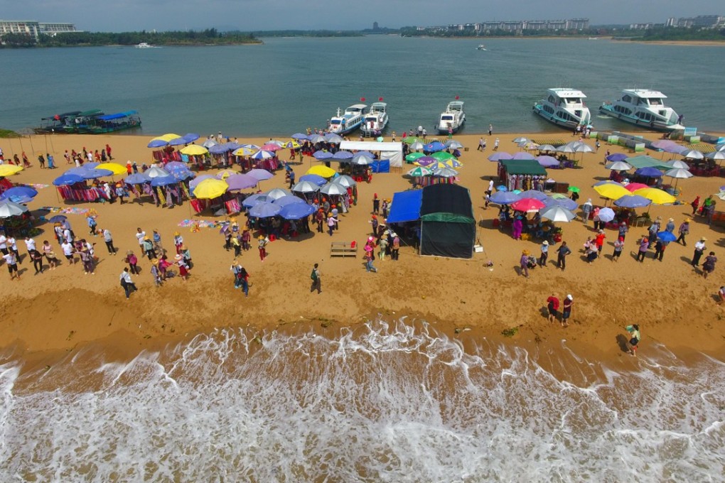 Hainan’s Yudai beach. The southern Chinese tropical island province is targeting some of the world’s top businesses in its ambitious development plan. Photo: Xinhua