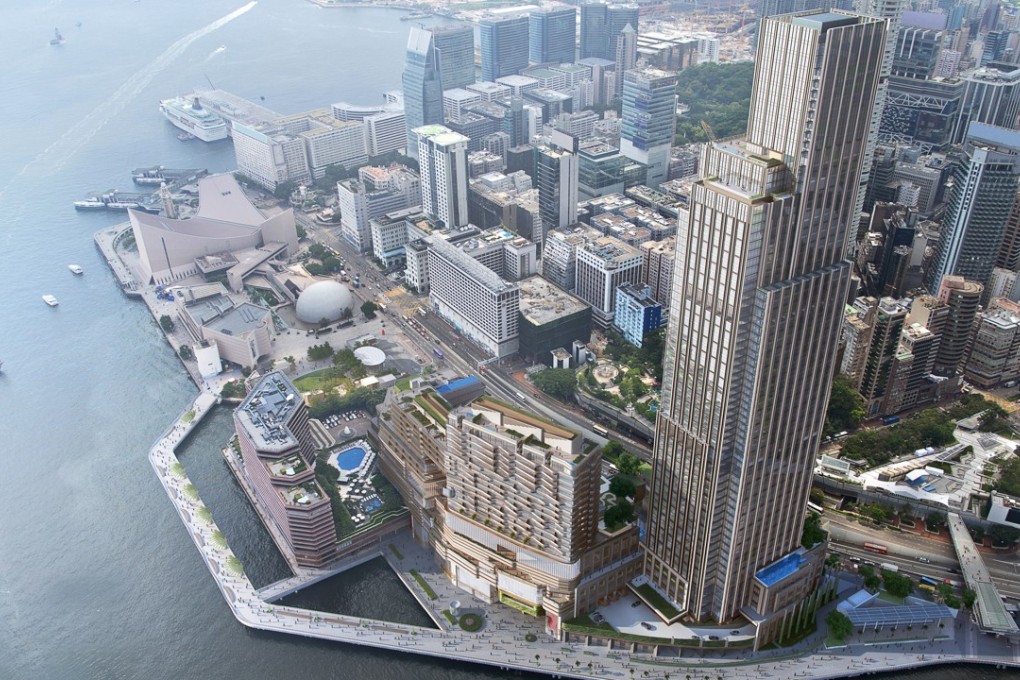 New World Development’s Victoria Dockside complex in Tsim Sha Tsui.