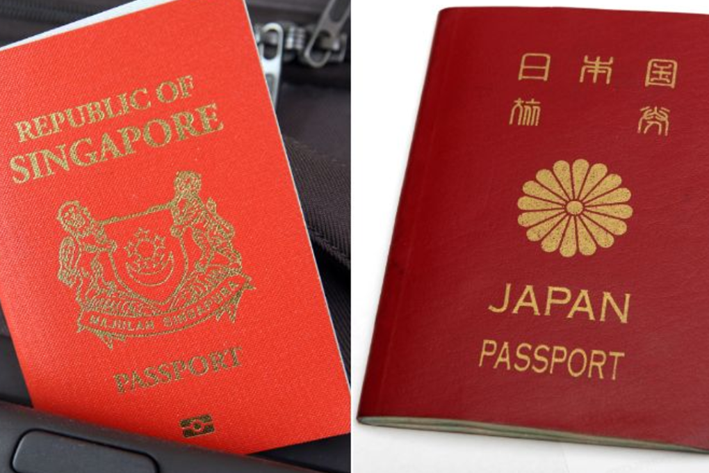 The Singapore passport has lost its status as the most powerful in the world to Japan. Photo: The Straits Times