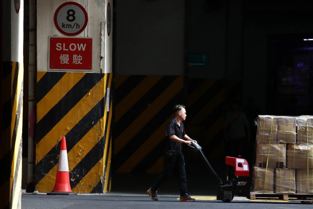 General shots of logistic worker working in Kwai Chung. 23MAY18. SCMP/ Nora Tam
