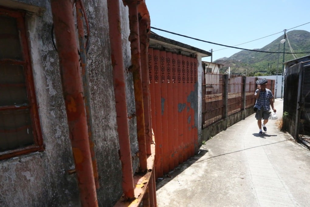 A village in Hung Shui Kiu, New Territories, that has been slated for new town development and whose residents were moved out in 2015. The government’s new proposal for villagers who face eviction is not intended to be a one-off arrangement, but will be applied to other comparable situations in future. Photo: Felix Wong