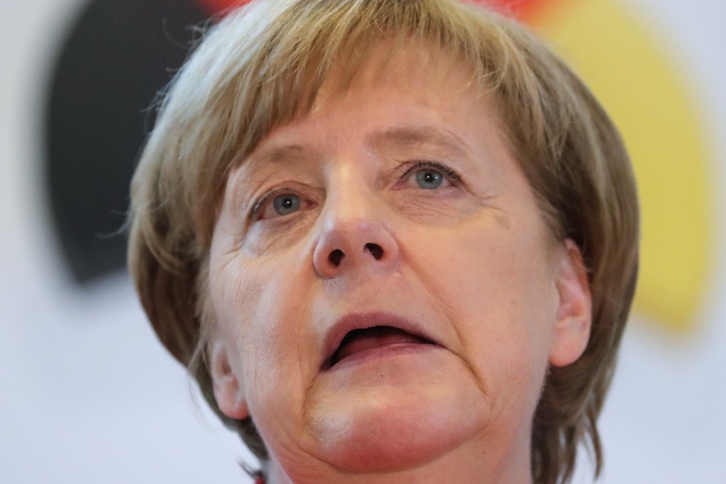 German Chancellor Angela Merkel pictured in Frankfurt earlier this month. Photo: EPA-EFE