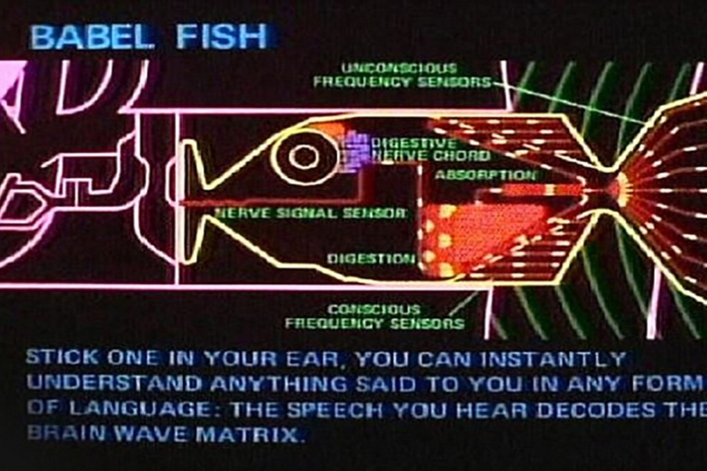 The Babel fish gave Arthur Dent, the protagonist of The Hitchhiker’s Guide to the Galaxy, the ability to communicate with any creature he encountered, regardless of which language they spoke. Picture: BBC