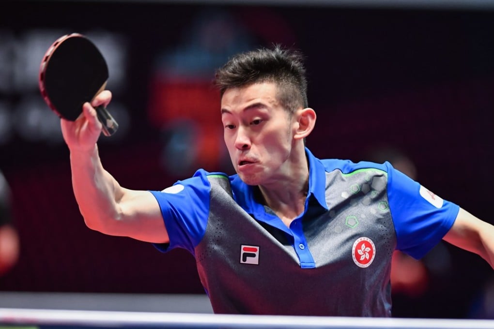 Wong Chun-ting in action against Jon Persson. Photo: Tony Leung