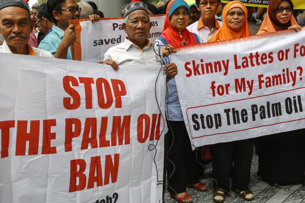 Malaysians protest against the EU campaign to reclassify biofuels. Photo: EPA