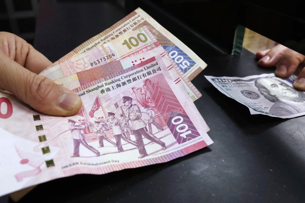 The Monetary Authority in April bought HK$51 billion of its own currency to defend the Hong Kong dollar. Photo: Jonathan Wong