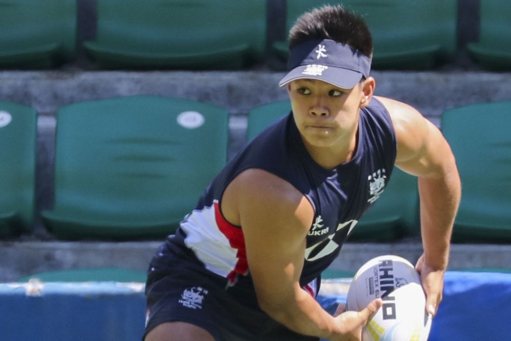 Henry Poon prepares for his first match at training at HKFC on Friday. Photo: Felix Wong