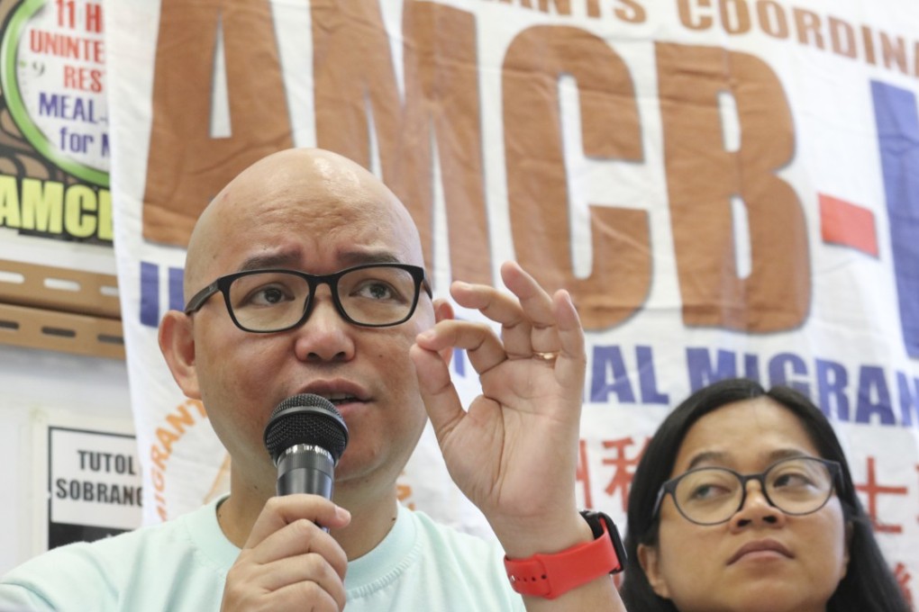 Villanueva (left) wants to know what the government is doing about the situation. 25MAY18 SCMP / Felix Wong