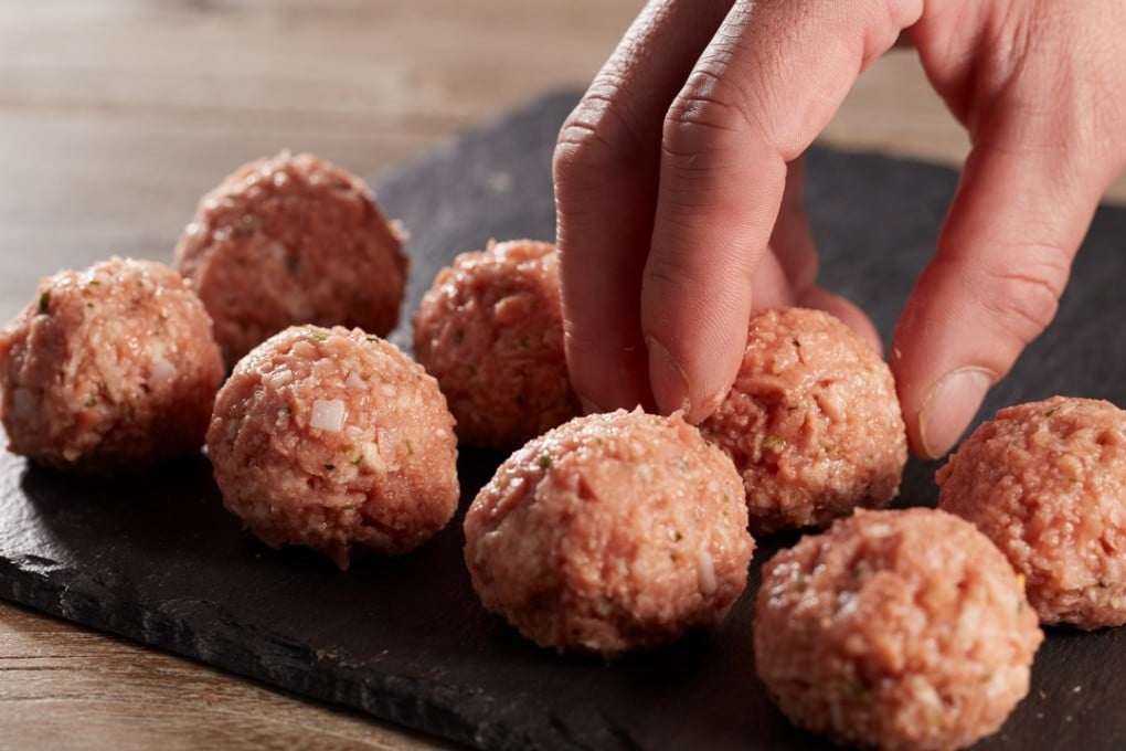 Omnipork, the alternative to pork made from plants produced by Hong Kong based environmental campaigning group Green Monday. Photo: Green Monday