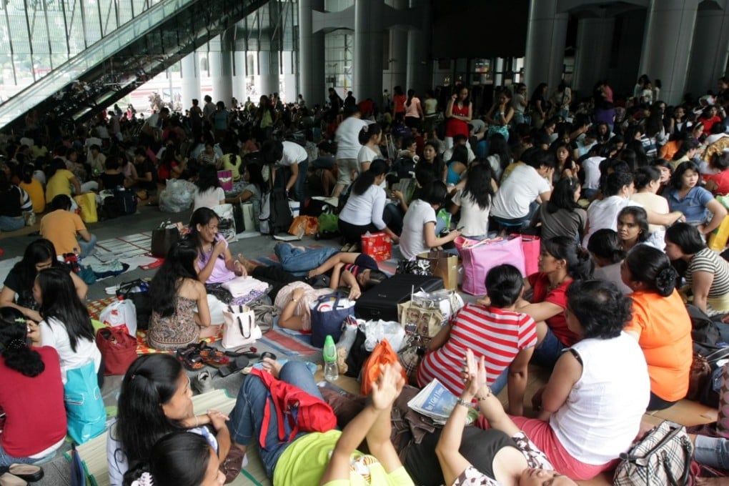 Eunice Yung said foreign domestic helpers congregating in public places affected the daily lives of the public, the operation of shops and the environmental hygiene in public places. Photo: David Wong