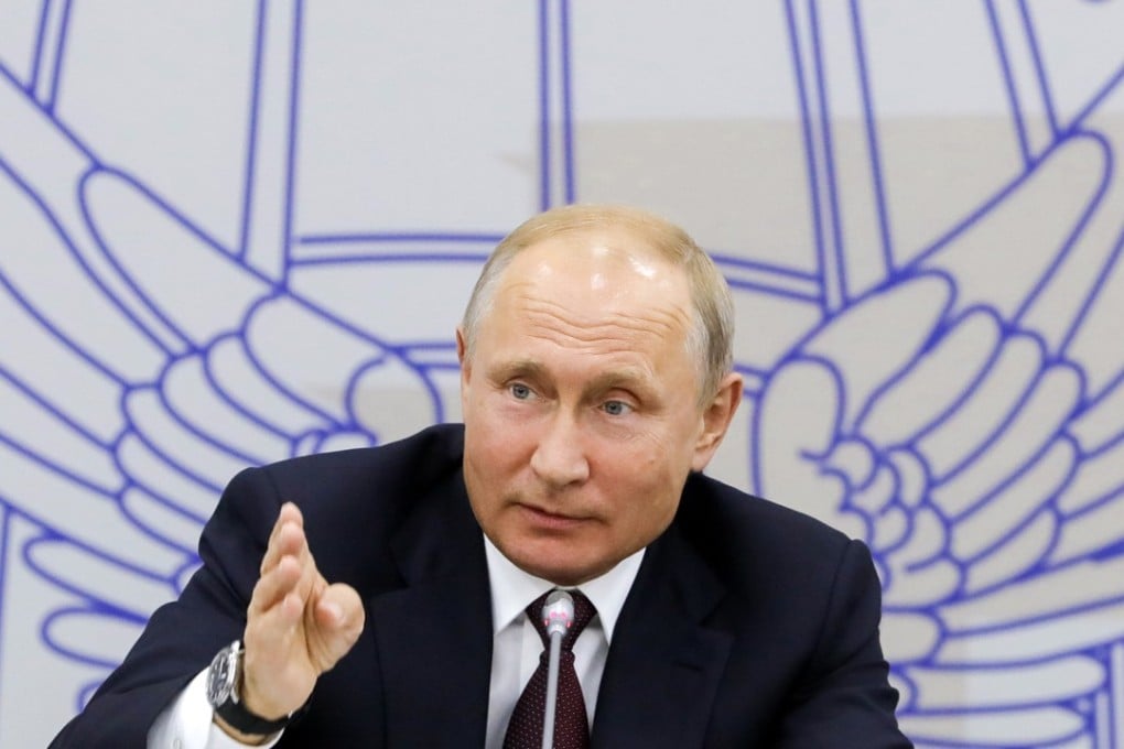 President Vladimir Putin has rejected claims from the Dutch and Australian government that Russia was behind the downing of Malaysia Airlines flight 17 in 2014. Photo: AP