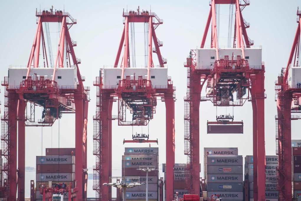 China’s Yangshan port in Shanghai. CFOs of companies in the Asia-Pacific region are optimistic the business climate in the US for foreign firms will pick up, a survey finds. Photo: AFP
