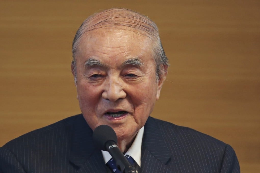 Former Japanese prime minister Yasuhiro Nakasone in 2015. File photo: AP