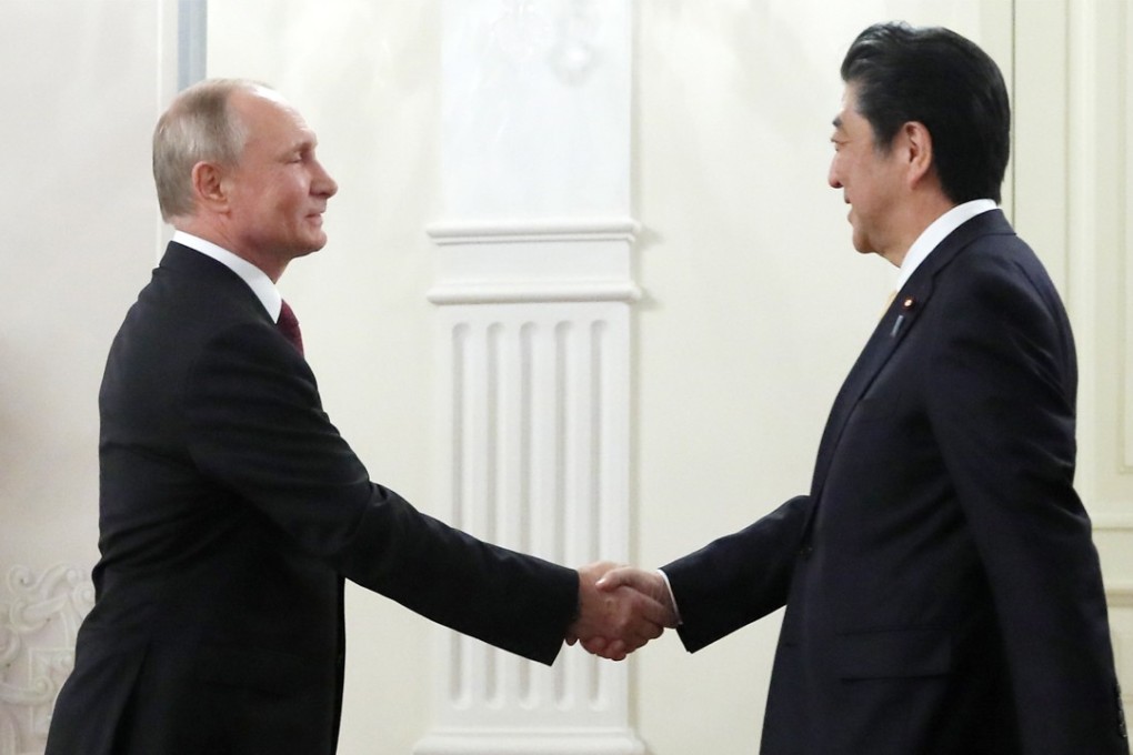 Russian President Vladimir Putin urged patience in efforts to resolve a territorial dispute with Japan that’s lasted since the second world war – a setback for Prime Minister Shinzo Abe who’s made striking a deal a priority. Photo: EPA