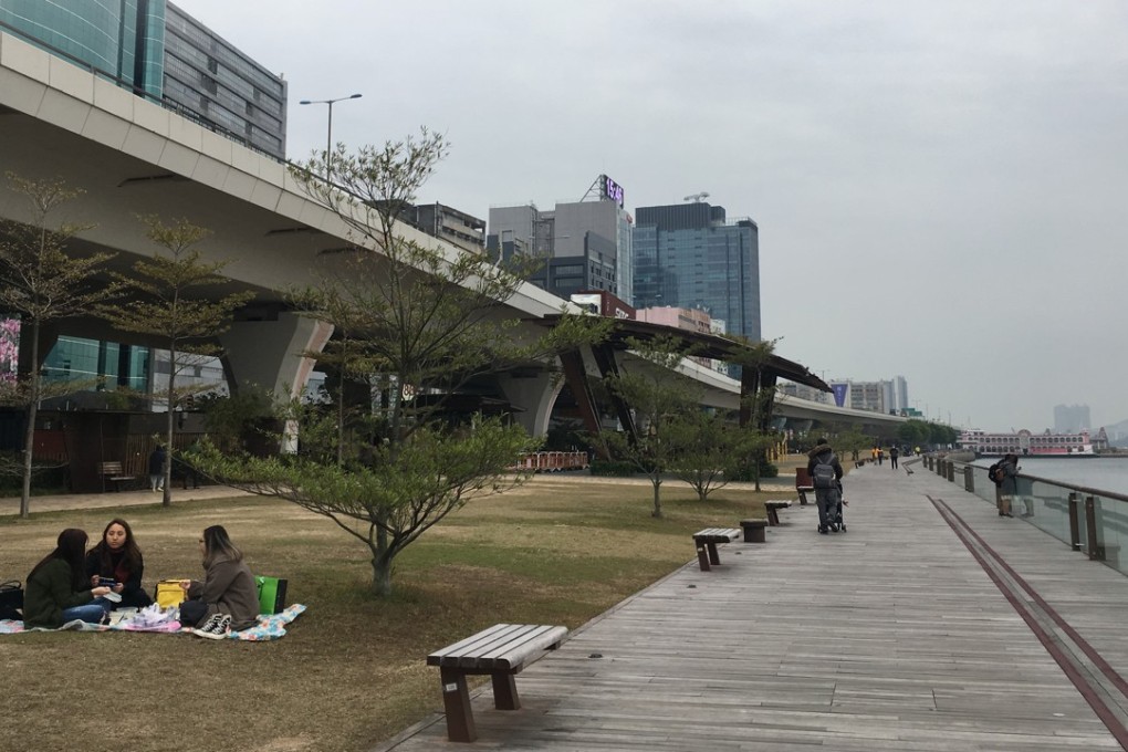 Kwun Tong promenade, which was set to be spruced up with the addition of music fountains. Photo: SCMP Pictures