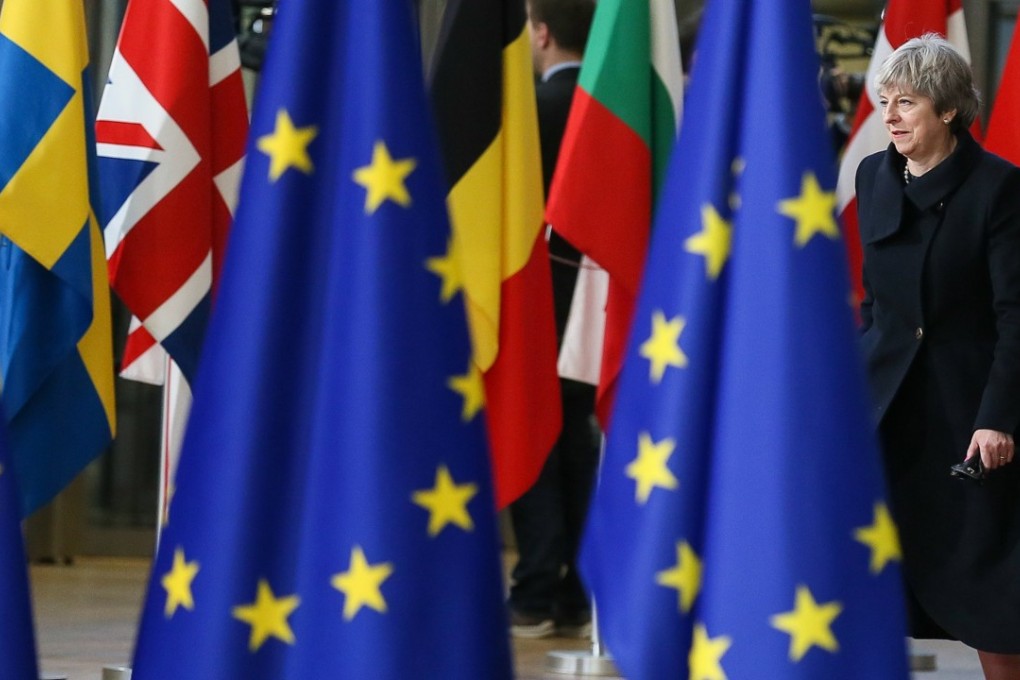 Britain's Prime Minister Theresa May arrives at a European Council meeting in Brussels, Belgium, in December 2017. The details of the UK’s exit from the European Union are still unclear. Photo: EPA-EFE