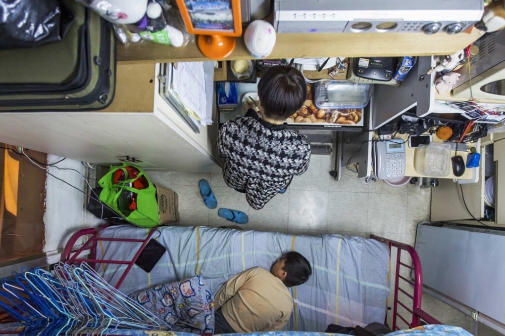 The interior of a subdivided flat in Hong Kong, where the quality and quantity of housing are a disgrace for a rich society. Photo: Reuters