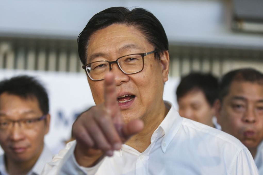 Frederick Ma stopped short of apologising for the remarking. Photo: Xiaomei Chen