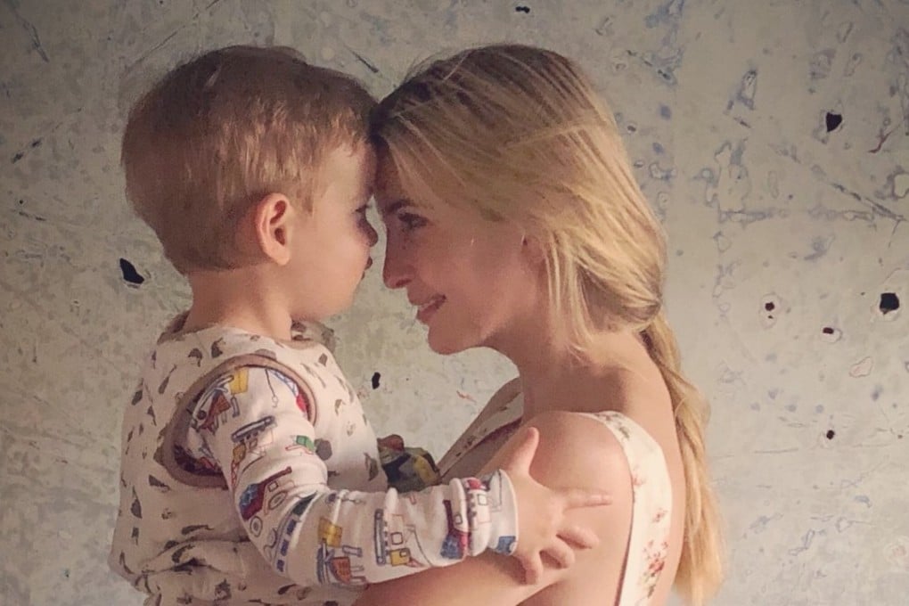 Ivanka Trump cuddles her son in a photo she posted to Twitter on Sunday. Photo: Twitter / @IvankaTrump