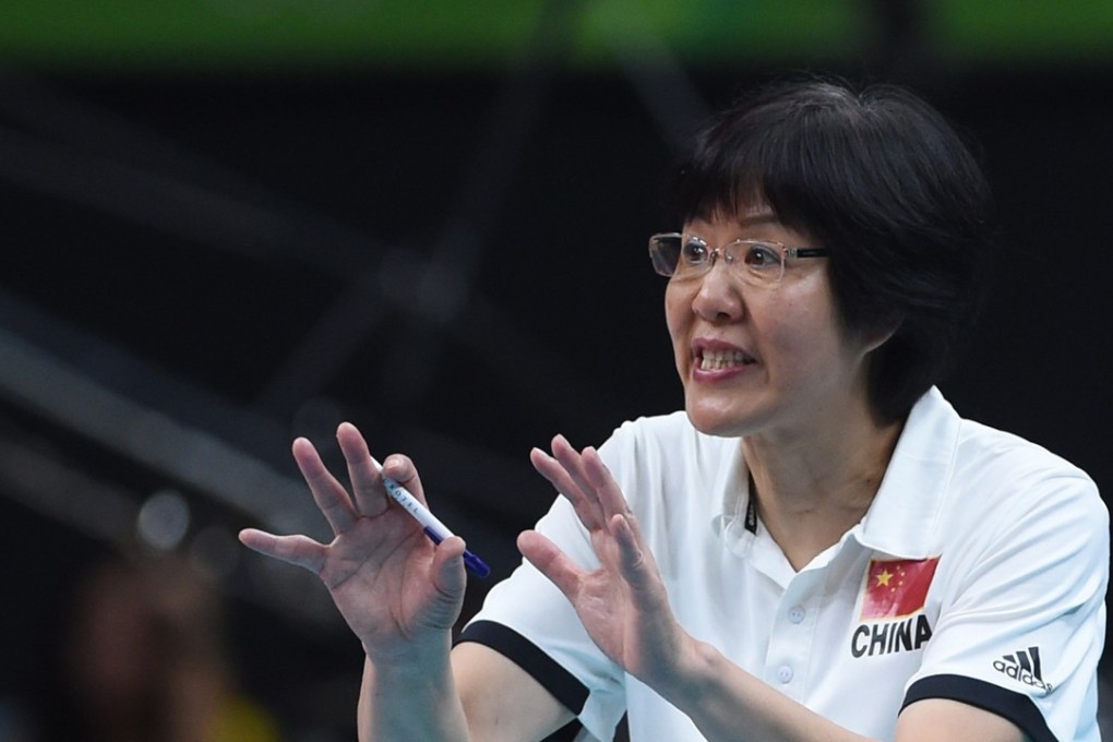 China's head coach Lang Ping during the women's gold medal match against Serbia at the 2016 Rio Olympic Games. Photo: Xinhua