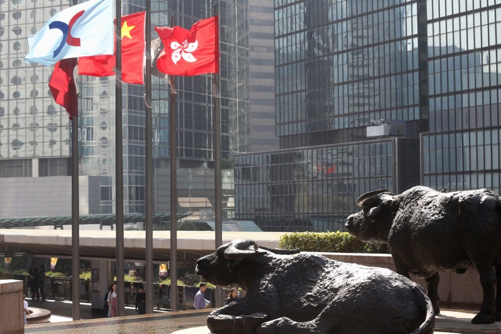 Hong Kong and China stocks closed lower on Tuesday. Photo: Dickson Lee
