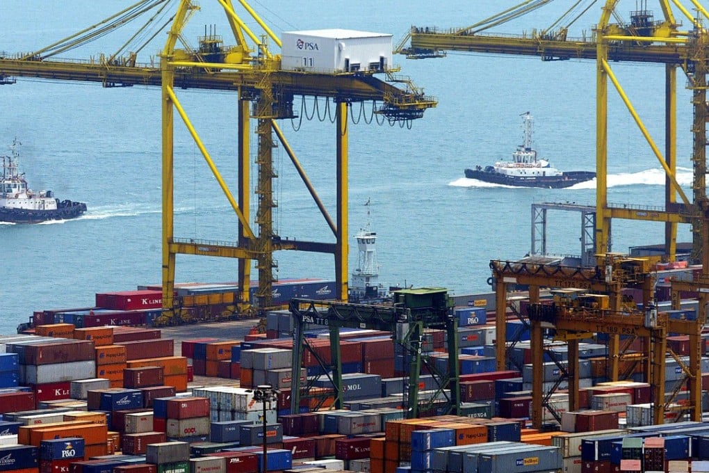 The Port of Singapore Authority Keppel terminal in February 2005. Singapore’s lack of a rail connection to China could prove a liability in its bid to connect to the Belt and Road Initiative. Photo: AFP
