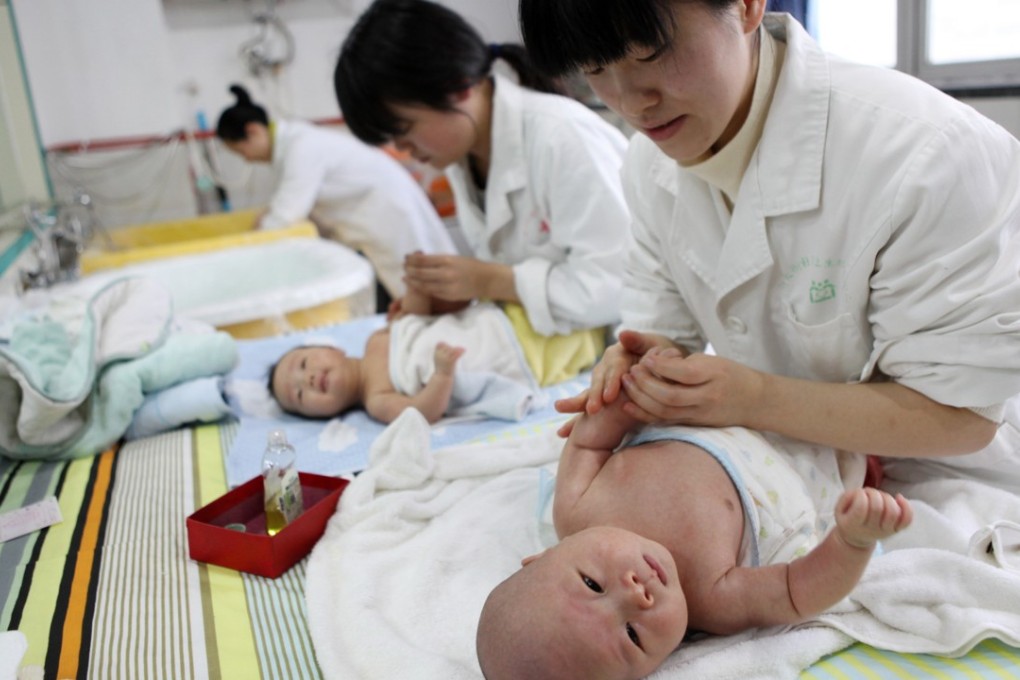 The WHO research said US babies can still expect to live longer overall than their Chinese counterparts. Photo: AFP