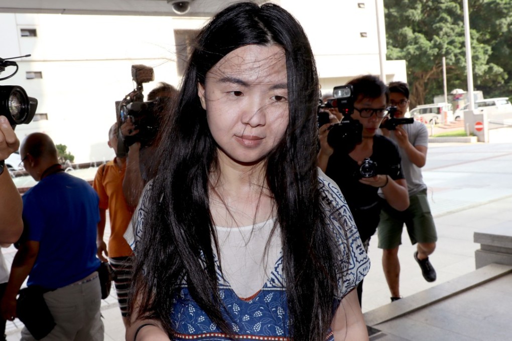 The woman – who only give her surname as Tong – said she had captured the images in the interests of ‘transparency’. Photo: Sam Tsang