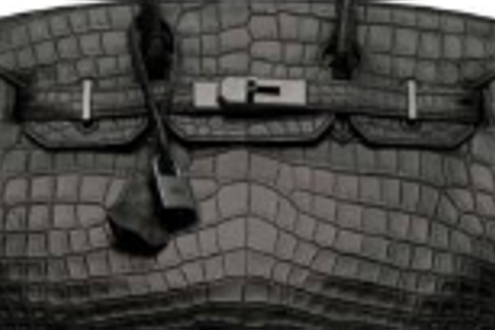 Hermes Birkin Diamond Hardware Bag Black shiny Porosus Crocodile