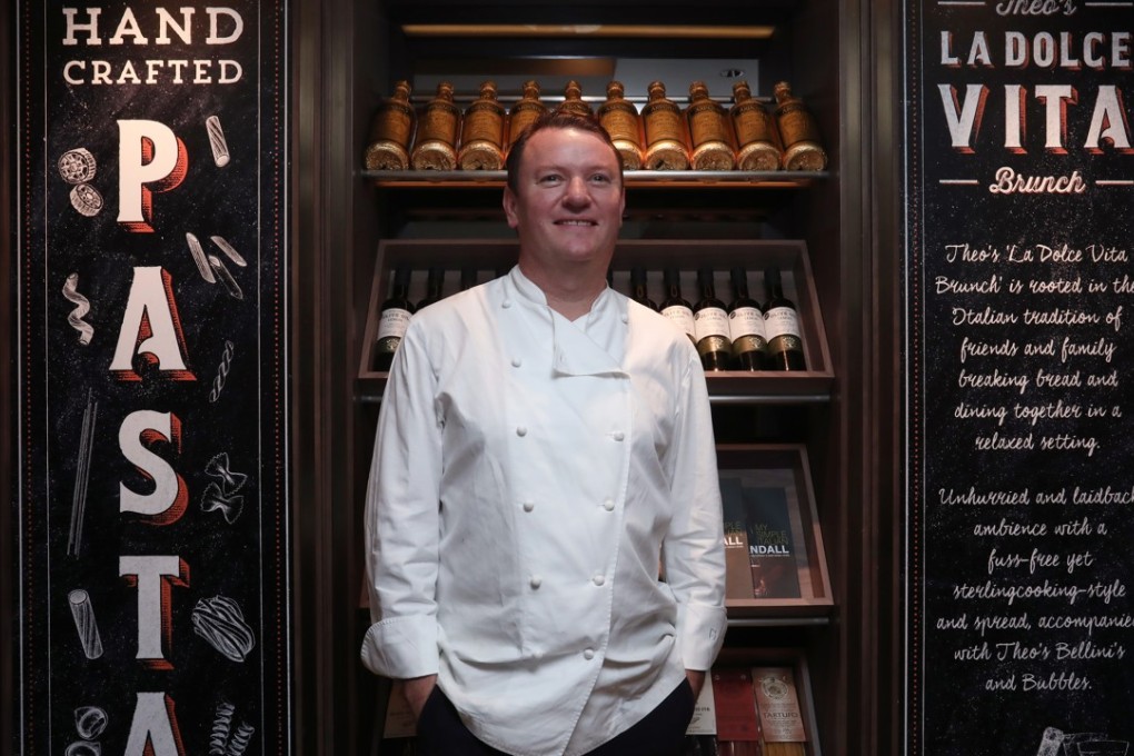 Chef Theo Randall at new Italian restaurant Theo Mistral by Theo Randall, in Tsim Sha Tsui. Picture: Jonathan Wong