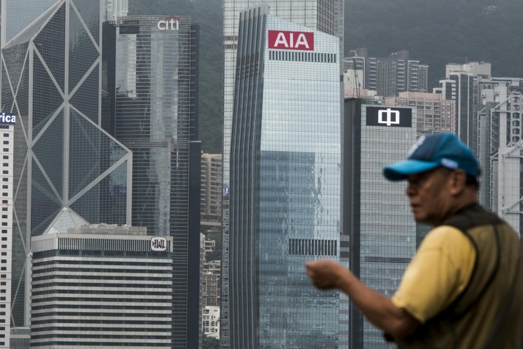 Mainland buyers spent HK$11.8 billion (US$1.5 billion) on life premiums in the first three months of 2018 – a 37 per cent fall on the same quarter last year. Photo: Bloomberg