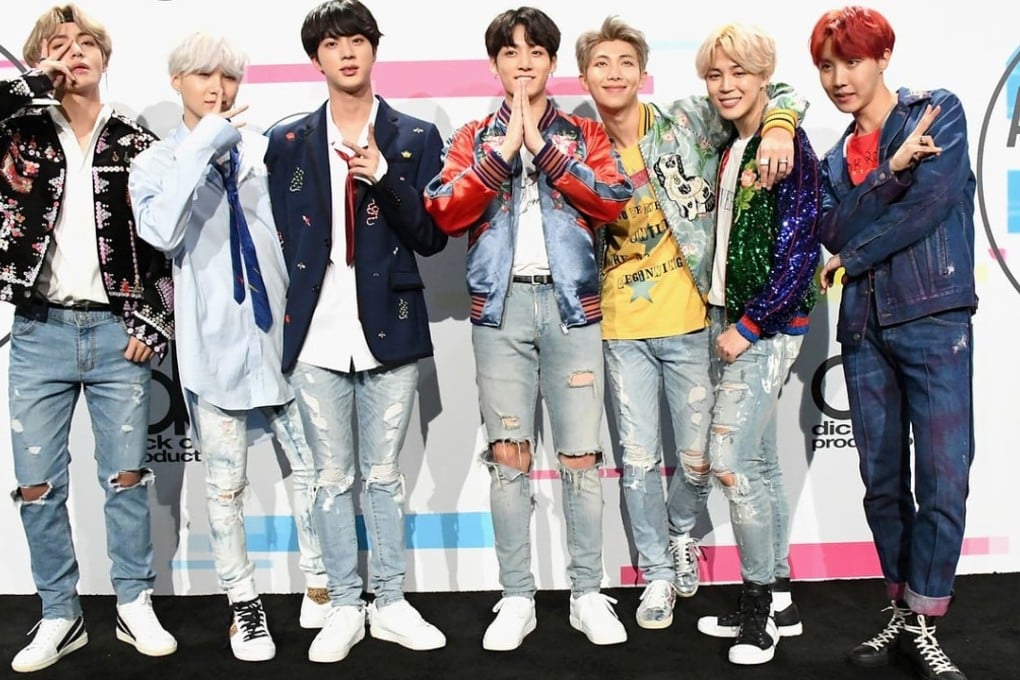K-pop band BTS, which topped the US album charts recently, performed two sold-out shows at the AsiaWorld-Expo in Hong Kong in 2017. Photo: Steve Granitz/WireImage