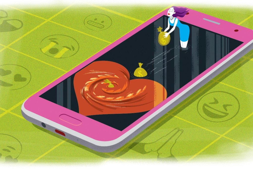 Beware the potential partner that sounds too good to be true. Online scammers target middle-aged women and men looking for love. lllustration: Marcelo Duhalde