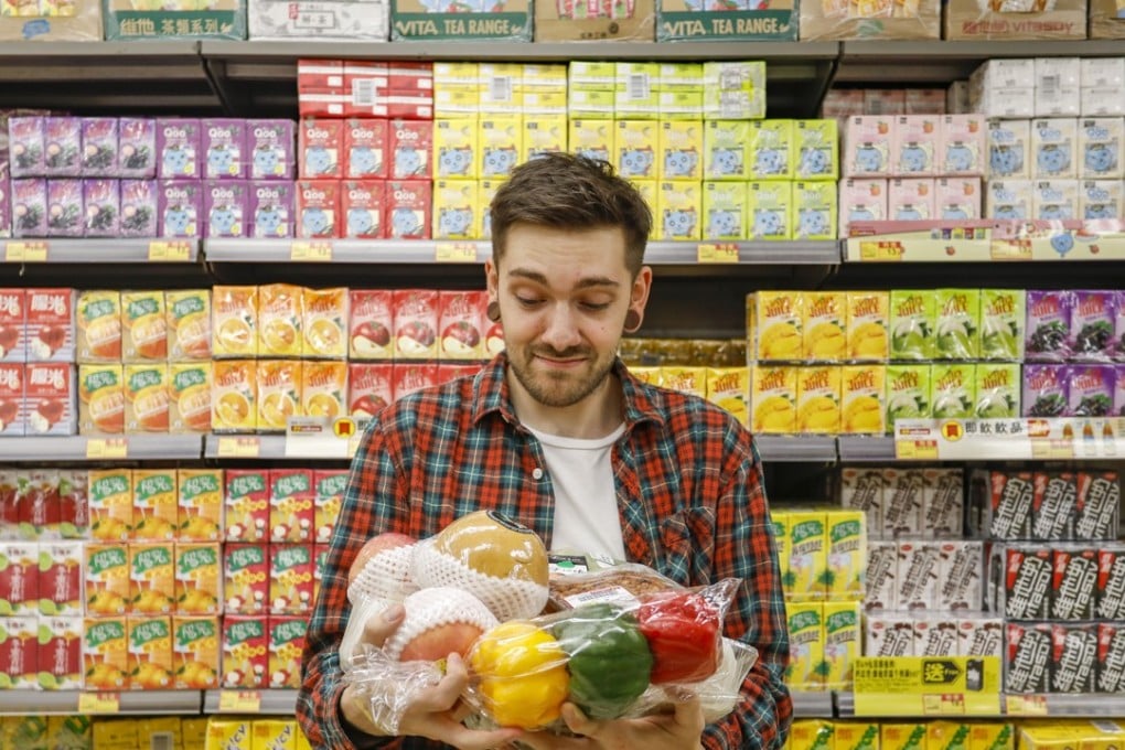 Environmentalist James Marlow-Smith is organising a “plastic attack” protest against supermarkets in Hong Kong. Photo: Tory Ho