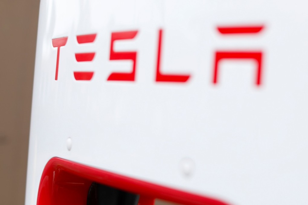 A Tesla super charger in San Juan Capistrano, California. Photo: Reuters