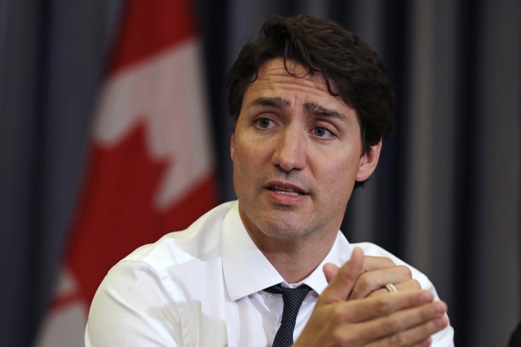 Canadian Prime Minister Justin Trudeau said he offered to go to Washington this week to complete talks on renegotiating Nafta, but eventually declined because of a US precondition. Photo: AP