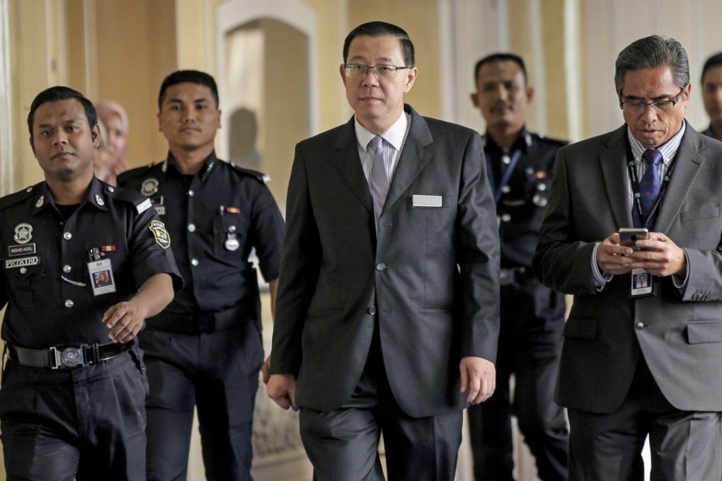 New Malaysian Finance Minister Lim Guan Eng in Putrajaya. Photo: EPA
