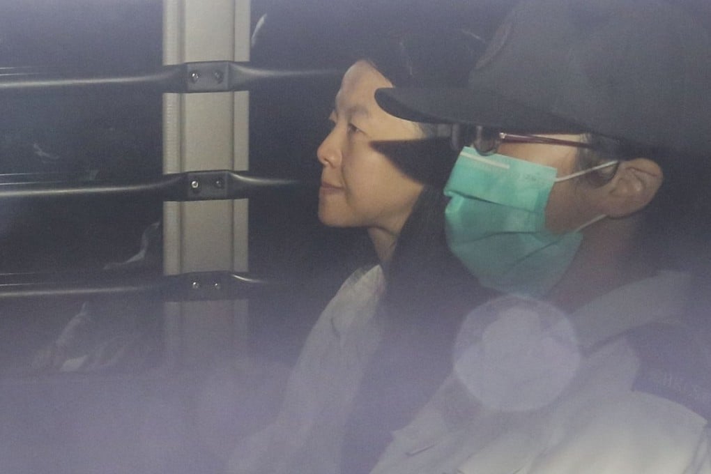 Tang Lin-ling (left) is escorted to the High Court in Admiralty on Friday. Photo: Dickson Lee