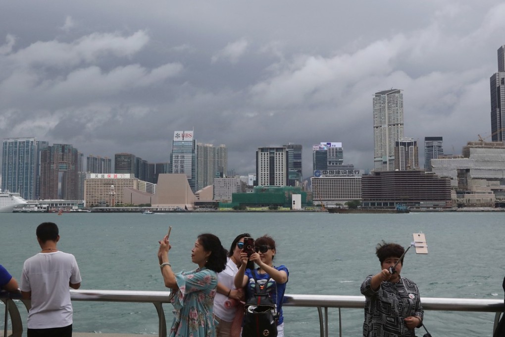 Cloudy and stormy weather in Hong Kong is expected over the coming week, but it is unconfirmed if conditions would escalate into a typhoon. Photo: Felix Wong