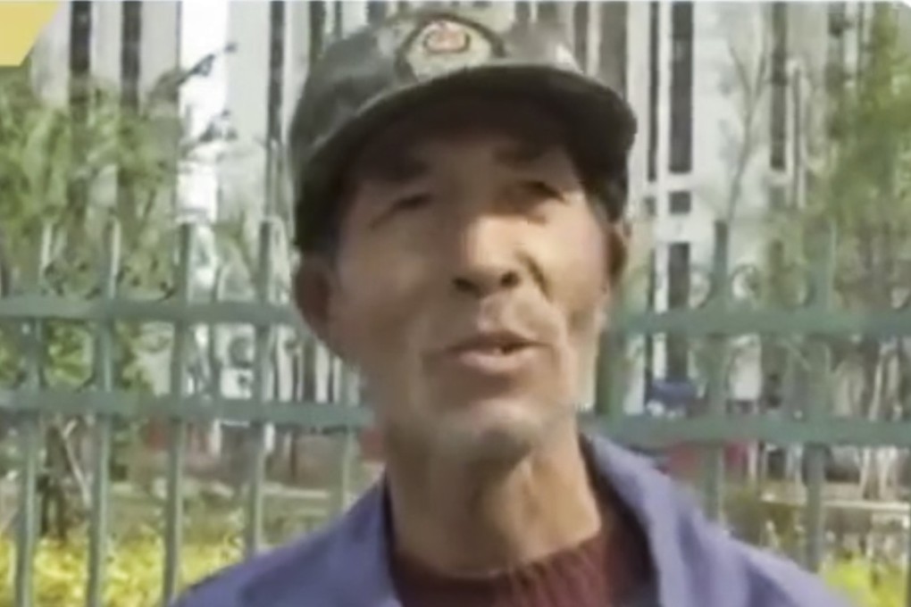 Chinese street sweeper Wang Shoushan showed off his language skills on local television. Photo: News.163.com