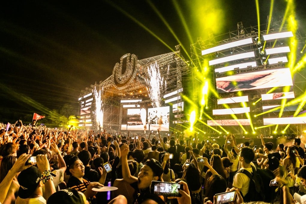 Fans enjoy the Road to Ultra music festival last year at West Kowloon Cultural District. Photo: Ultra Music Festival