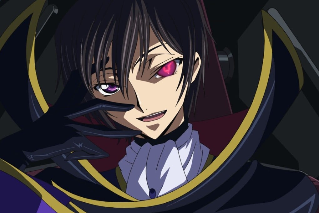Lelouch Lamperouge (voiced by Jun Fukuyama) in a still from Code Geass: Lelouch of the Rebellion Episode II (category IIB, Japanese), directed by Goro Taniguchi.