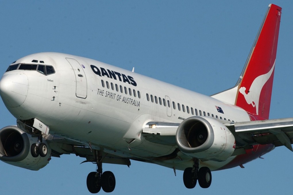 A Qantas 737 landing at Wellington, New Zealand. Photo: NZPA/NZME