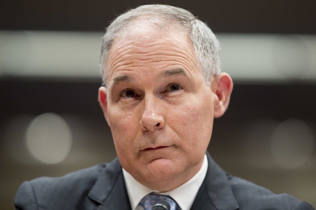Environmental Protection Agency’s Scott Pruitt in Washington in May. Photo: AP Photo