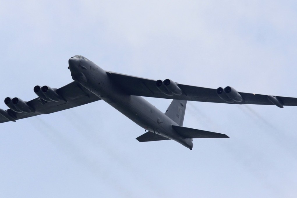 Two US Air Force B-52 bombers were reported to have flown near disputed islands in the South China Sea. Photo: Reuters