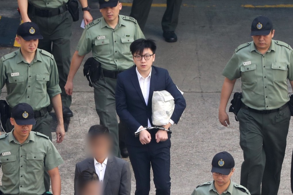 Edward Leung was found guilty of one count of rioting but the jury was split on a second one. Photo: Winson Wong