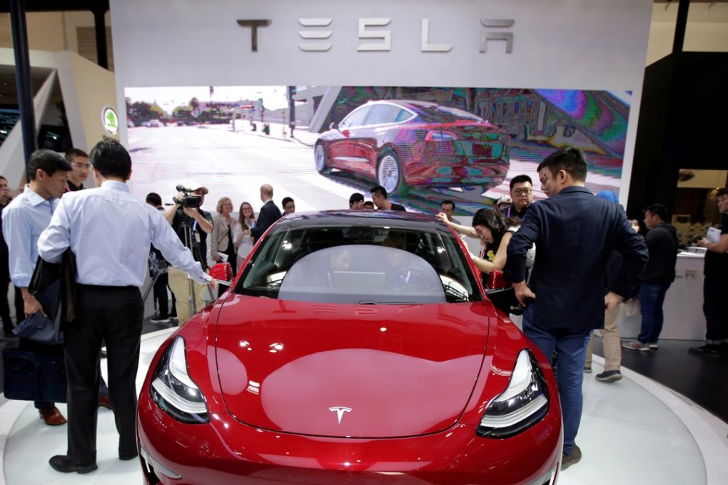 Tesla’s plans to build a factory in Shanghai lifted shares of lithium battery makers in China. Photo: Reuters